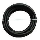 10FT AN6 6AN 3/8" Fuel Line Hose Braided Nylon Stainless Steel Oil Gas Cpe Black New. Price: $20.30.