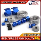 Braided Hose(stainless Steel) Engine Dress Up Kit Radiator/vacuum/fuel/oil Blue New. Price: $31.69.