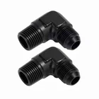 Lencool Racing 8AN To 1/2 Inch Npt Male 90 Degree Fitting Adapter Aluminum 2PCS New. Price: $13.99.