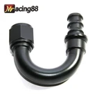 Emusa AN-12 180 Degree Black Swivel Fuel Oil Gas Line Push-on Hose End Fitting New. Price: $14.98.