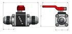 Earl's Plumbing 230508ERL Ultrapro An Ball Valve New. Price: $169.95.