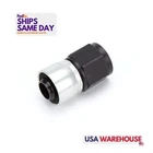 Aeroquip FCL4213, Black Aluminum 8AN Streetlite Crimp Fitting Straight Perfo New. Price: $47.50.