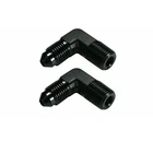 2PCS -3 An To 1/8 Npt Fitting Black Male 90 Degree Elbow Adapter For Fuel System New. Price: $12.60.