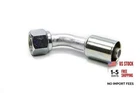 Vintage Air Fitting, Hose End, Ac Refrigerant, 45 Degree, 10 Crimp To New. Price: $32.86.