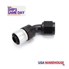 Aeroquip FCL4224, One 10AN Streetlite Crimp Fitting 45-DEGREE Aluminum Black Sil New. Price: $85.44.
