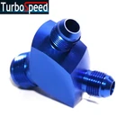 Emusa Blue AN12 12-AN Male To (two) AN8 8-AN 3-WAY Y-block Fitting Adapter New. Price: $16.98.
