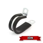 Adel Clamp, Plated Steel W/ Black Cushion, 5/8" Id 10PK New. Price: $5.95.