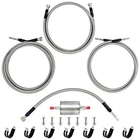 Muhize 819-840 Fuel Lines Kit Stainless Steel Braided Quick Repair For... New. Price: $115.67.