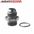 Adlerspeed Aluminum AN12 Male Flare To Straight Cut With O-ring Fitting New. Price: $5.03.