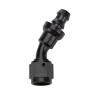 Allstar 49425 Pushlock Hose End Black 30 Deg Elbow -12 New. Price: $35.53.