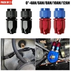 2 Pcs 4/6/8AN/10AN Straigh Swivel Oil Fuel Air Gas Line Hose End Fitting Elbow New. Price: $9.87.