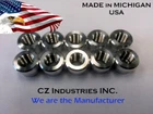 Npt QTY:10 Aluminum Female Weld On Flange Fitting Bung, 1/4-18 New. Price: $27.50.