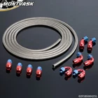For 5 Meter AN4 Stainless Steel Braided Oil Fuel Line+fittings Hose End New. Price: $70.98.