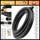 10FT 3/8" Fuel Line Hose Push Lock Nbr Rubber Sae 30R7 300PSI + Clamps - Auto New. Price: $36.89.