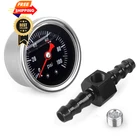 Cnraqr Universal 0-100PSI Fuel Pressure Gauge 1/8" Npt 5/16" Barb, New. Price: $23.98.