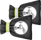 Delux Outdoor Faucet Covers 2 Pack For Winter 9.05" H 6.89" W, Black Open. Price: $12.59.
