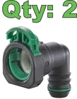 (2) Parker A624A58-55-04 Quick Connect Hose Fittings Sae J2044 Female 1/2" New. Price: $16.50.