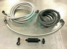 92-95 Honda Civic Tucked Stainless Steel Fuel Feed -6 Silver Inline Filter New. Price: $219.95.