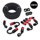 Lokocar 10AN Fuel Line AN10 Nylon Braided Hose Fitting Kit Cpe 20FT New. Price: $80.99.