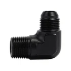 Lokocar 4AN To 1/8" Npt Male 90 Degree Fitting Adapter Aluminum Black Color New. Price: $9.99.