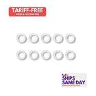 Earls 177003ERL, Set Of 10 Natural Aluminum #3 Crush Washers Performance Parts New. Price: $32.48.
