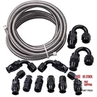 Maxpeedingrods Fuel Line Kit, E85 Nylon Braided Hose 20FT 10 Pcs 6AN New. Price: $98.68.