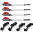 14 Inch 5 Gallon Fuel Jug Gas Can Vp Racing Deluxe Cap Filler Hose Kit New. Price: $9.88.