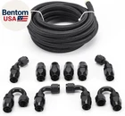 8AN 16FT Fuel Kit 1/2" Gas Oil Hose AN8 Fitting Transmission Cooler New. Price: $111.40.
