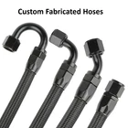 Custom 6AN 8AN 10AN Stainless Braided Cpe Fuel Hose Oil Cooler Line With Fitting. Price: $47.76.