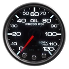 Spek-pro Oil Pressure Gauge 0-120PSI 2-1/16 Autometer P32552 New. Price: $308.64.