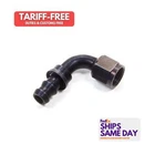 Aeroquip FCL1533, One Black Aluminum #8 90 Degree Socketless Performance New. Price: $40.33.