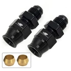 Cnraqr 6AN Male Flare To 3/8" Fuel Hardline Tube 3/8-2PCS, Black New. Price: $16.65.