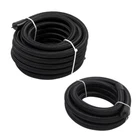 6 8 10AN Nylon Braided Fuel Line Hose Oil Feed Cpe 20 10FT Black New. Price: $43.99.
