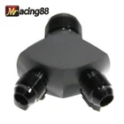 Emusa AN12 12-AN Male To (two) AN8 8-AN 3-WAY Y-block Black Fitting Adapter New. Price: $16.98.