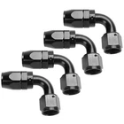 4PCS AN6 -6AN 90 Degree Black Swivel Fuel Oil Hose End Fittings Adapter New. Price: $13.85.