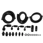 Black Power Steering Oil Line Kit -6AN -10AN Remote Reservoir Universal 3FT Set New. Price: $69.25.