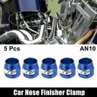 5 Pcs AN10 Hex Car Hose Finisher Pipe Clamp With Screw Adapter Fitting Blue New. Price: $26.40.