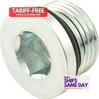 Peterson Fluid 08-0505, One Clear Aluminum D/sump Fit. 12AN Plug Performance Par New. Price: $30.00.