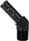 1/2 Npt Male To 5/8 Hose Fitting Barb, Black - 45 Degree New. Price: $38.72.