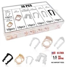 Fuel Line Retainer Clips, 3/8" & 5/16" Durable Nylon Gas Tank Repair Kit, 70PCS New. Price: $15.50.