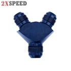 Aluminum Y Block Flare Fitting 10ANX 8ANX8AN Male Threaded Hose Splitter Adapter New. Price: $13.90.