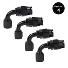 8AN Ptfe Hose End Fitting Adapter 90 For Line Swivel Aluminum 4PCS New. Price: $23.99.