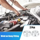 2PCS 3/4" Npt Female Weld Bung Fitting For Car Aluminum Alloy Silver Tone New. Price: $14.99.