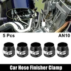 5 Pcs AN10 Hex Car Hose Finisher Pipe Clamp With Screw Adapter Fitting Black New. Price: $18.32.