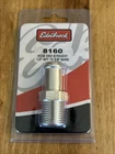 Edelbrock Hose End Straight 1/2 Npt To 5/8 Barb #8160 New In Pack. Price: $13.49.