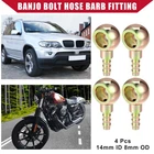 Pcs Banjo Bolt Hose Barb Fitting 14MM Id 8MM Od Metal For Auto Motorcycle New. Price: $15.03.