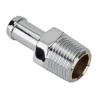 Straight Chrome Fitting, 3/8 Inch Hose To Npt New. Price: $15.99.