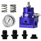 Pqy Adjustable Fuel Pressure Regulator Kit 3-70PSI With AN8 Feed Port Blue New. Price: $47.23.