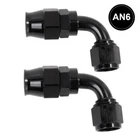 6AN 90 Degree Ptfe Swivel Hose End Fitting Adapter For Line Only 2PCS New. Price: $16.99.