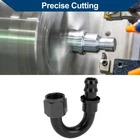 AN10 180 Degree 5/8" Id Push Lock Hose Fitting End Aluminum Alloy Pc Black New. Price: $19.49.